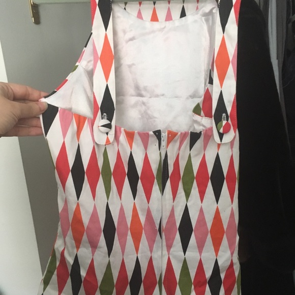 White Harlequin Carole Top - Picture 3 of 3